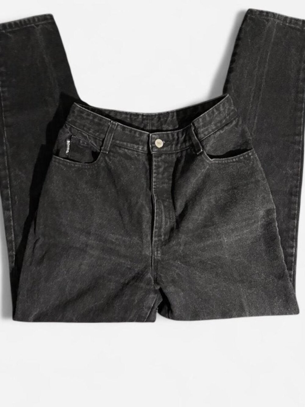 Vintage 90s BONGO High Waisted Black Denim Jeans
